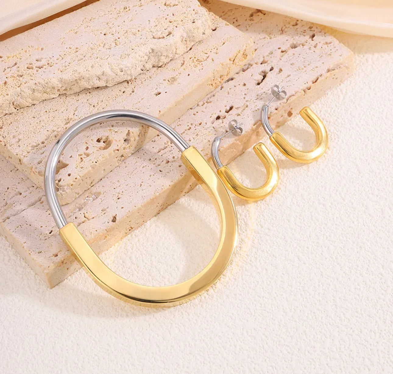 Pulsera y aretes Tiffany