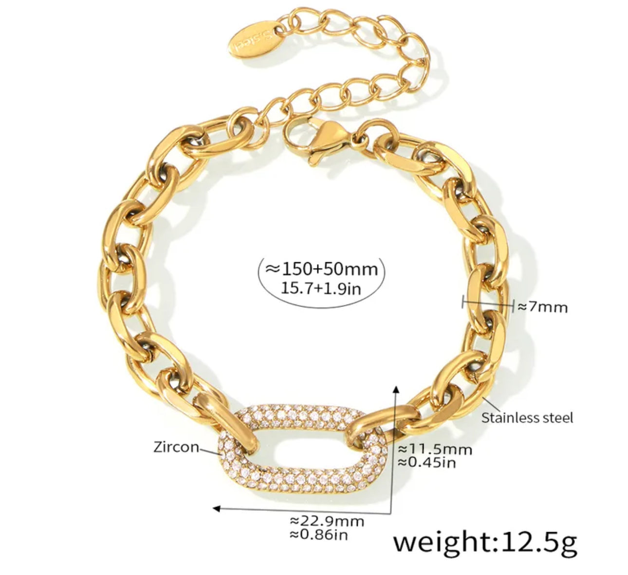 Pulsera Diamantes finos