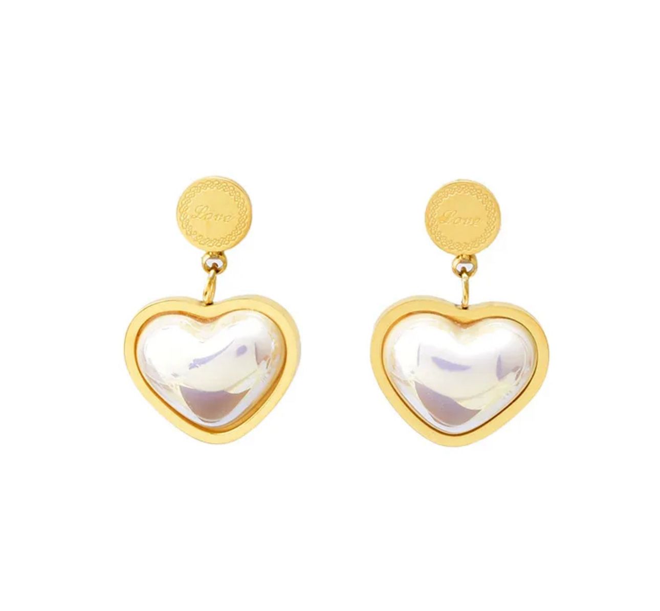 Arete Corazones de Perla