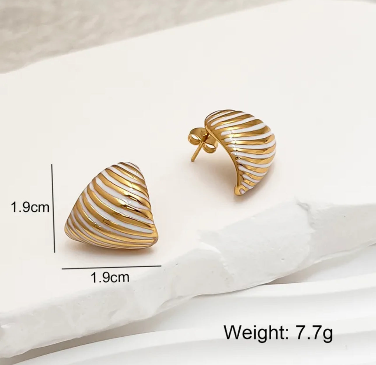 Aretes cristal de nube