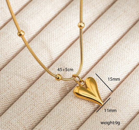 Collar de corazón sensible