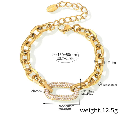 Pulsera Diamantes finos