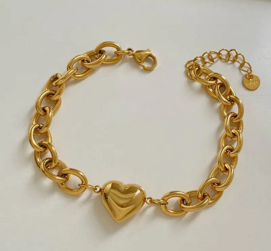 Pulsera Corazón Enlazado