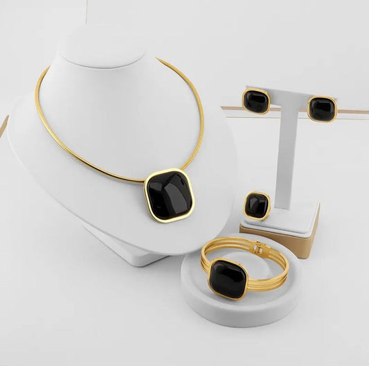 Set Elegancia Obsidiana