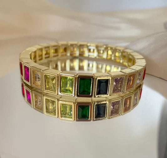 Pulsera Arcoíris de Lujo