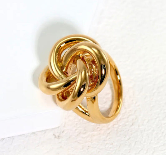 Anillo Nudo Dorado