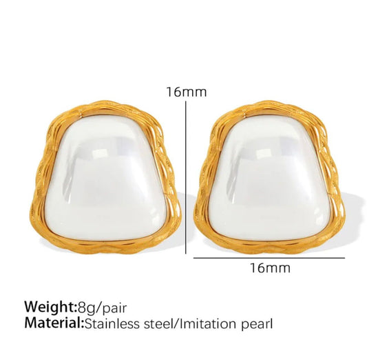 Aretes Perla Vintage